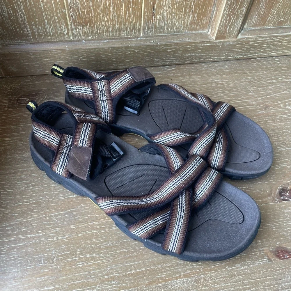 Everest Mens Agile Brown Hiking Water Sandals shoes size 13